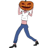 Halloween on head