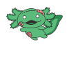 Axolotl Halloween Zombie Costume