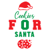 Cookies pour Santa Joyeux Noël