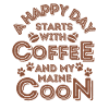 Maine Coon Cat Coffee Cafe