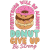 Donut abandonne Donut kawaii