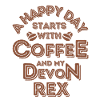 Devon Rex Cat Coffee Cafe