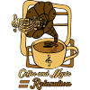 Coffee and music is relaxation