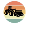 Retro Wheel Loader Design