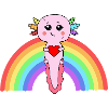 Rainbow Axolotl