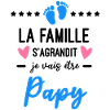 famille s'agrandit Papy naissance
