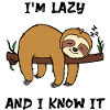 Sloth Lazy Animal Sleeping Statement Jungle