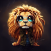 Rock star lion