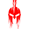 Sparta Helmet Red