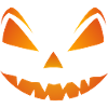 Masque de citrouille d’Halloween