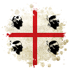 Bandiera Vintage Sardegna Design
