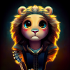 Guitar lioness
