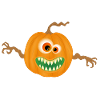 Monstre citrouille d'halloween