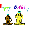 Happy birthday dog