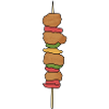 Barbecue Shish Kebab