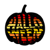 Halloween Sunset Pumpkin