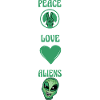 Peace Love Aliens