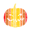 Vertical Sunset Pumpkin