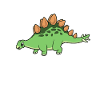 Kawaii Stegosaurus