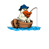 Pêche au pélican - Pêcheur