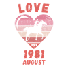 Amour Équitation Anniversaire Août 1981