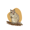Cadeau de rongeur chipmunk