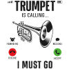 Trumpet Player Phone Display