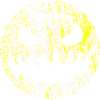 Halloween grimace monster as moon