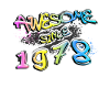 Awesome since 1978 Graffiti Motif