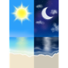 Sun and moon