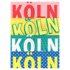 Cologne, Allemagne, ville, Font, Skyline