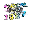 Awesome since 1987 Graffiti Motif
