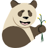 brown panda yellow flowers