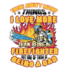 Fireman, pride, dad.