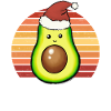 Avocado Christmas Hat Christmas Gift