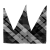 crown grey symbol shape
