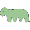 Animal symbol dinosaur