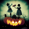 Les sorcières d'Halloween