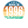 Vintage Gemaakt in 1996 Geboortejaar 1996 Verjaardag
