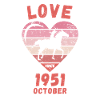 Amour Équitation Anniversaire Octobre 1951