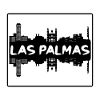 Las Palmas Spain Skyline Silhouette Travel Souveni
