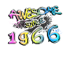 Awesome since 1966 Graffiti Motiv