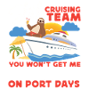 Cruise Ship Vacation Sloth Sloth