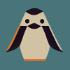 Goofy penguin