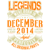 2014 December Birthday Legend