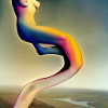 Surrealistic woman