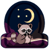 RACCOON - CRESCENT MOON