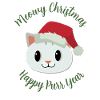 Meowy Christmas - Happy purr Year