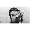 Smoking otter