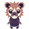Cute Lion Chibi Kawaii Style